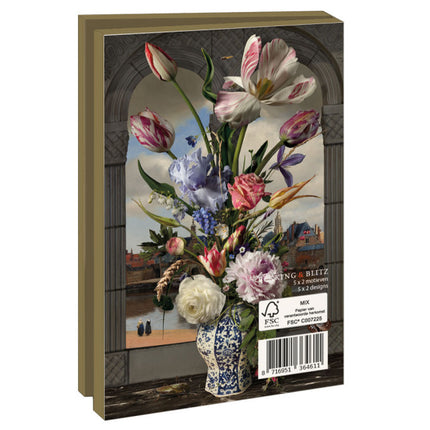 Bekking & Blitz Kaartenmapje 10 stuks met enveloppen – Bas Meeuws, Royal Delft