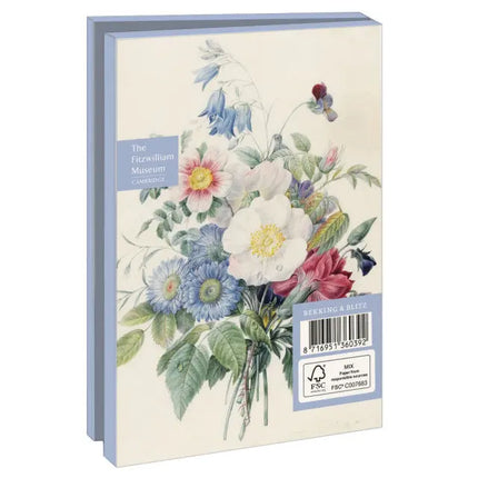Bekking & Blitz Kaartenmapje 10 stuks met enveloppen – Bouquets, The Fitzwilliam Museum