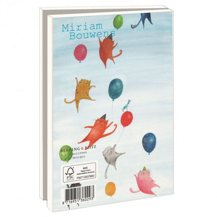 Bekking & Blitz Kaartenmapje 10 stuks met enveloppen – Feest, Miriam Bouwens