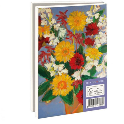 Bekking & Blitz Kaartenmapje 10 stuks met enveloppen – Floral art, Anke van den Burg