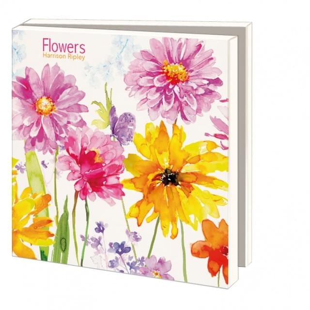 Bekking & Blitz Kaartenmapje 10 stuks met enveloppen – Flowers, Harrison Ripley, Advocate Art
