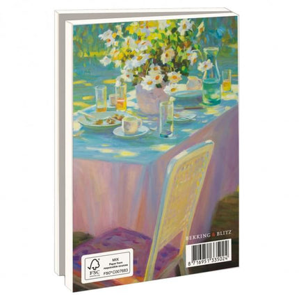 Bekking & Blitz Kaartenmapje 10 stuks met enveloppen – Garden Table, Juane Xue