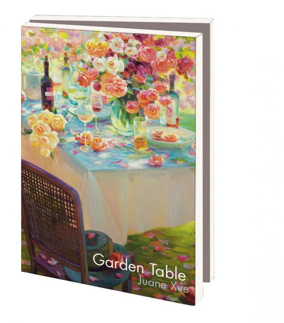 Bekking & Blitz Kaartenmapje 10 stuks met enveloppen – Garden Table, Juane Xue