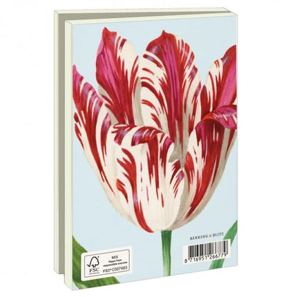 Bekking & Blitz Kaartenmapje 10 stuks met enveloppen – Tulpen, Jacob Marrel, Collection Rijksmuseum Amsterdam