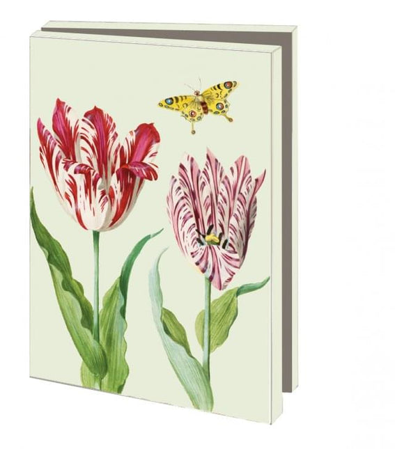 Bekking & Blitz Kaartenmapje 10 stuks met enveloppen – Tulpen, Jacob Marrel, Collection Rijksmuseum Amsterdam