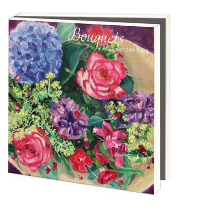 Bekking & Blitz Kaartenmapje Bouquets, Anke van den Burg 10 Stuks