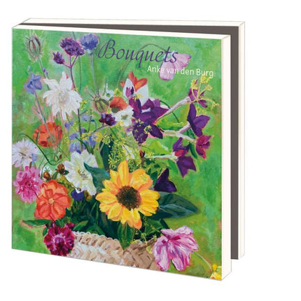 Bekking & Blitz Kaartenmapje Bouquets, Anke van den Burg 10 Stuks