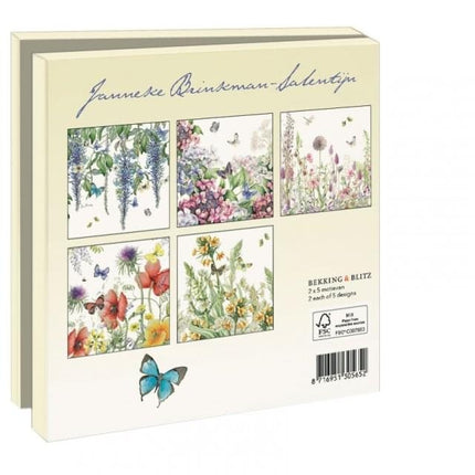 Bekking & Blitz Kaartenmapje: Flowers, Janneke Brinkman-Salentijn