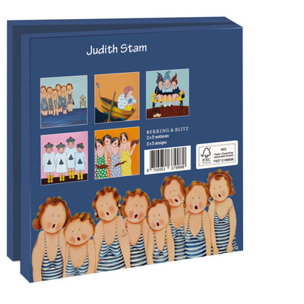 Bekking & Blitz Kaartenmapje Gans Anders, Judith Stam 10 Stuks met Enveloppen