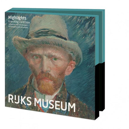 Bekking & Blitz Kaartenmapje Highlights, Collection Rijksmuseum Amsterdam 10 Stuks