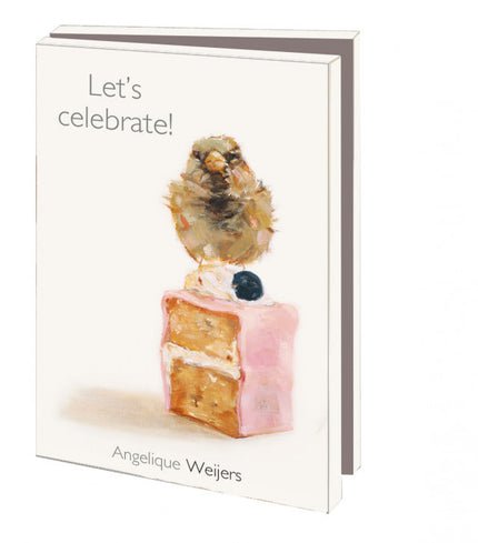 Bekking & Blitz Kaartenmapje Klein: Let's celebrate!, Angelique Weijers 10 Stuks