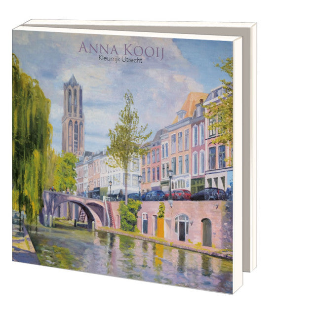 Bekking & Blitz Kaartenmapje Kleurrijk Utrecht, Anna Kooij 10 Stuks