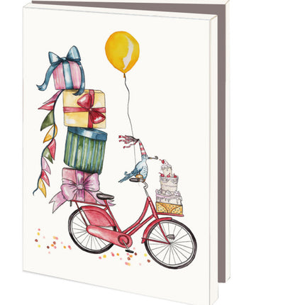 Bekking & Blitz Kaartenmapje met env, klein: Fietsen, Maartje Bodt