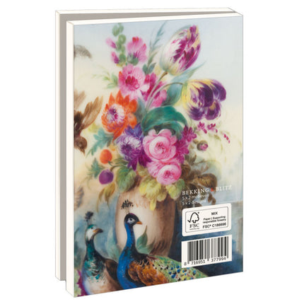 Bekking & Blitz Kaartenmapje met env, klein: Pauw, Paleis Het Loo