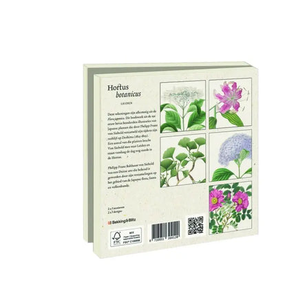 Bekking & Blitz Kaartenmapje met env, vierkant: Flora Japonica, Hortus Leiden