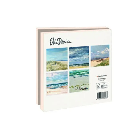 Bekking & Blitz Kaartenmapje met env, vierkant: On the beach, Ellen Davidzon