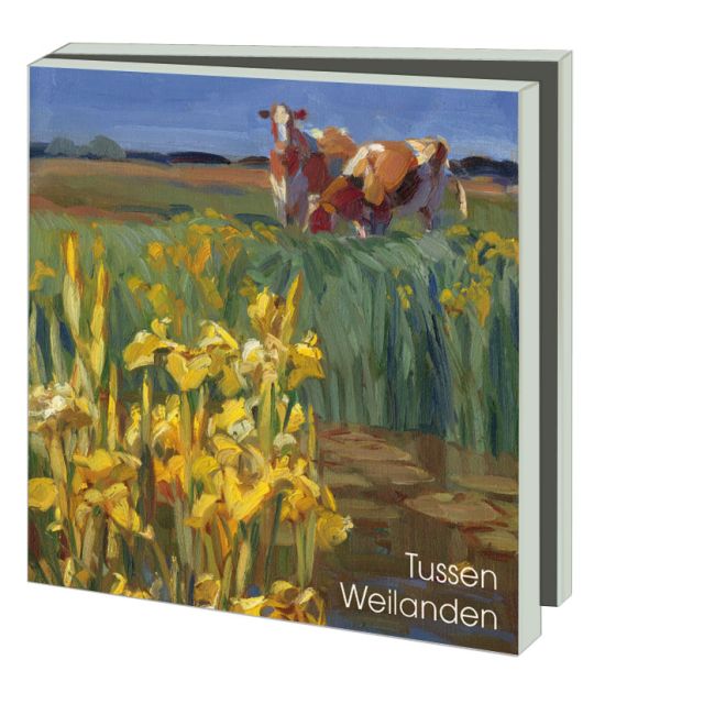 Bekking & Blitz Kaartenmapje Tussen weilanden, Hans Versfelt 10 Stuks met Enveloppen