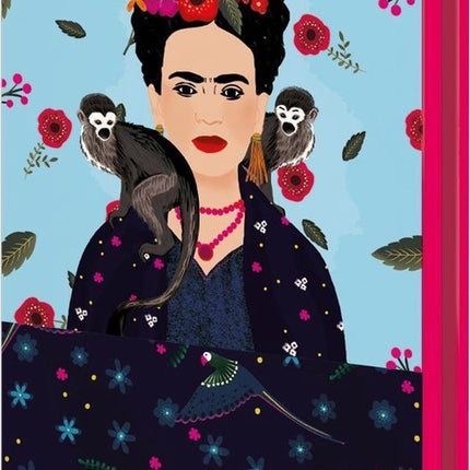 Bekking & Blitz Kaartenmapje Vierkant: Frida Kahlo 10 stuks
