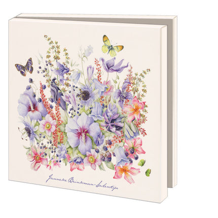 Bekking & Blitz Kaartenmapje Vierkant: Hibiscus, Janneke Brinkman-Salentijn