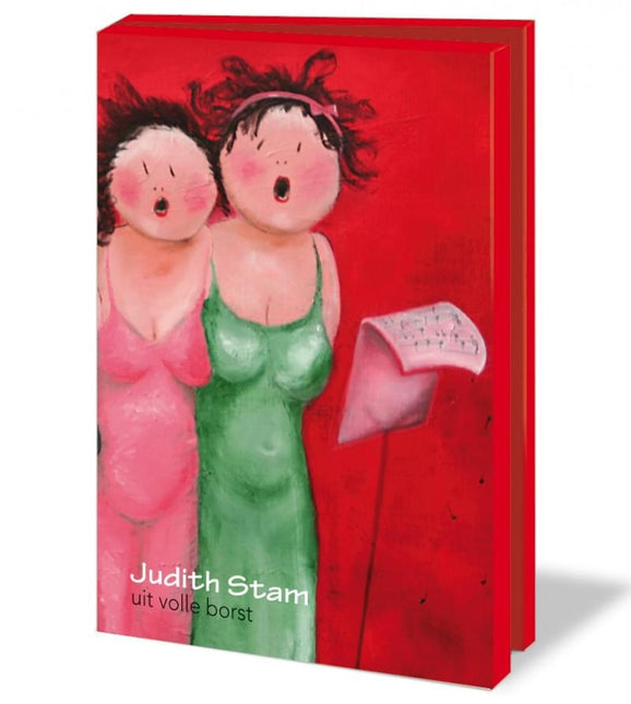 Bekking & Blitz Kaartenmapje Volle Borst, Judith Stam 10 Stuks met Enveloppen