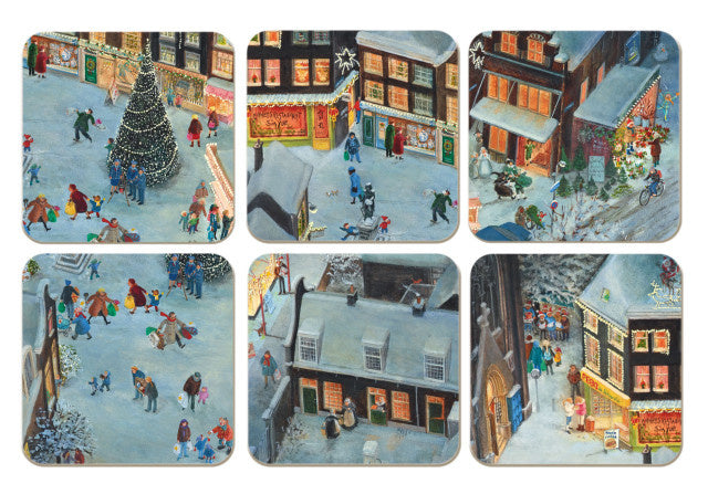 Bekking & Blitz Kerstboom, Charlotte Dematons Onderzetters 6 stuks
