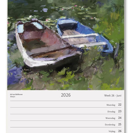 Bekking & Blitz Kunst Weekkalender 2026