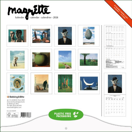 Bekking & Blitz Magritte Kalender 2026