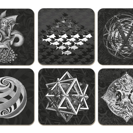 Bekking & Blitz M.C. Escher Onderzetters 6 stuks