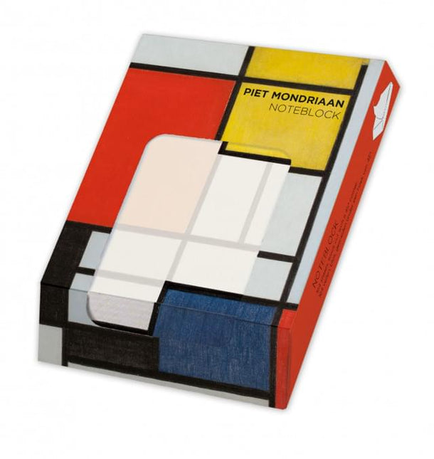 Bekking & Blitz Memo blocnote: Compositie met groot rood vlak, Piet Mondriaan