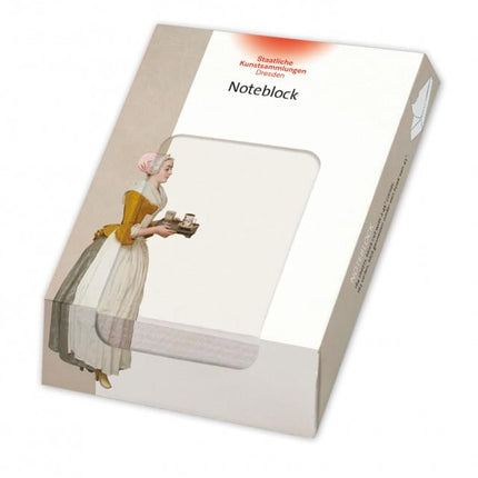 Bekking & Blitz Memo blocnote: Das Schokoladenmädchen, Jean-Etienne Liotard, SKD