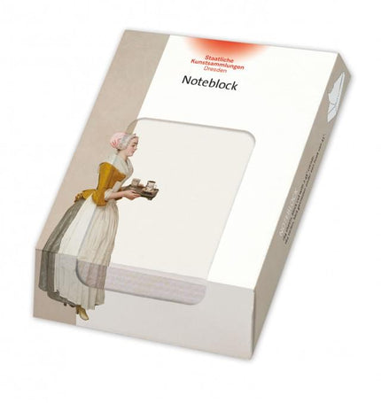 Bekking & Blitz Memo blocnote: Das Schokoladenmädchen, Jean-Etienne Liotard, SKD