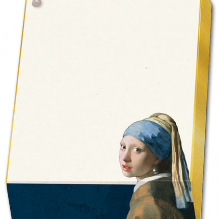 Bekking & Blitz Memo blocnote: Meisje met de parel, Vermeer, Mauritshuis