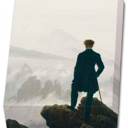 Bekking & Blitz Memo blocnote: Wanderer über dem Nebelmeer, Caspar David Friedrich