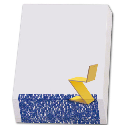 Bekking & Blitz Memo blocnote: Zig zag stoel, Gerrit Rietveld, Rietveld Schröderhuis