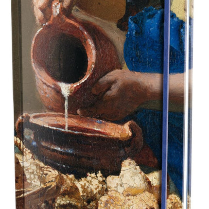 Bekking & Blitz Notitieboek A5, harde kaft: Het melkmeisje, Johannes Vermeer, Rijksmuseum Amsterdam