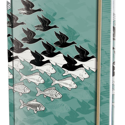 Bekking & Blitz Notitieboek A5, harde kaft: Lucht en Water, M.C. Escher