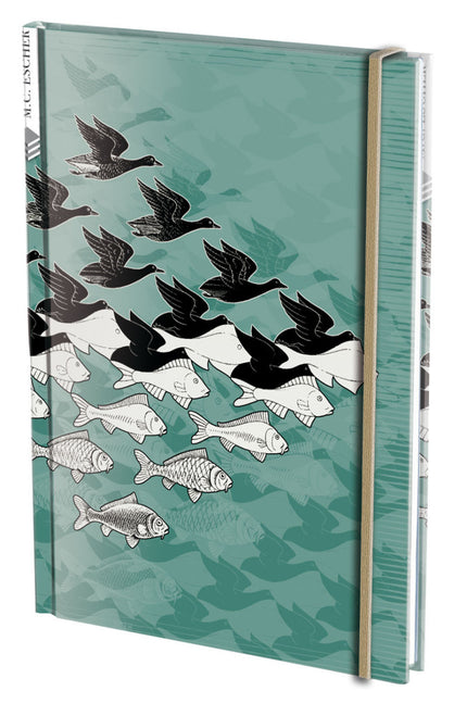Bekking & Blitz Notitieboek A5, harde kaft: Lucht en Water, M.C. Escher