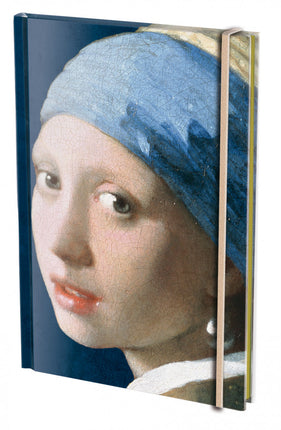 Bekking & Blitz Notitieboek A5, harde kaft: Meisje met de parel Vermeer, Mauritshuis
