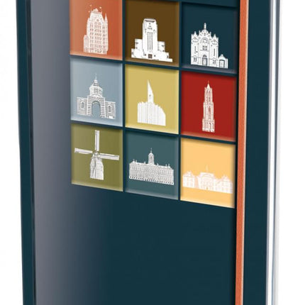 Bekking & Blitz Notitieboek A5, harde kaft: Nederland Monumentenland