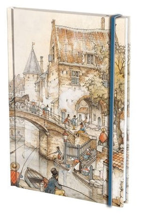 Bekking & Blitz Notitieboek A5, harde kaft: Stadsgezicht, Anton Pieck