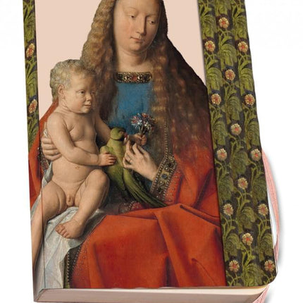 Bekking & Blitz Notitieboek A5, zachte kaft: Madonna met kanunnik, Jan v Eyck, Musea Brugge