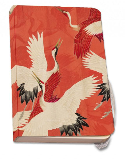 Bekking & Blitz Notitieboek A6, zachte kaft: Woman haori with Red and White Cranes, Collection Rijksmuseum Amsterdam