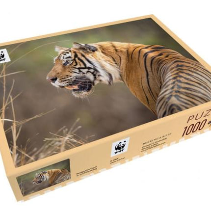 Bekking & Blitz Puzzel (1000 stukjes): Bengaalse tijger, Jeff Goldberg, Wereld Natuurfonds