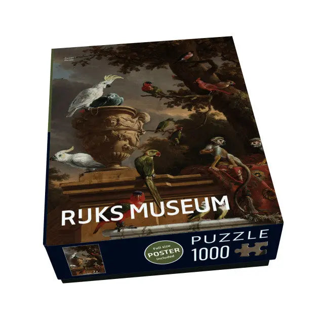 Bekking & Blitz Puzzel (1000 stukjes): De menagerie, Melchior d'Hondecoeter, Rijksmuseum Amsterdam