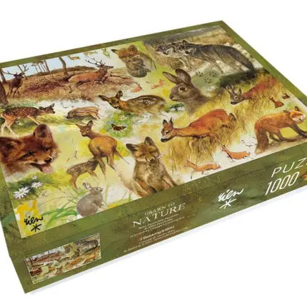 Bekking & Blitz Puzzel (1000 stukjes): Drawn to Nature, Rien Poortvliet
