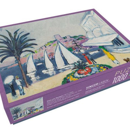 Bekking & Blitz Puzzel (1000 stukjes): Gezicht op het casino in Cannes, Kees van Dongen, Singer Laren