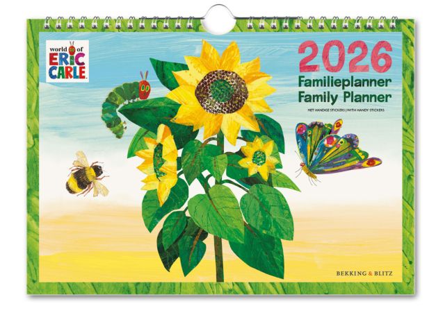 Bekking & Blitz Rupsje Nooitgenoeg Familie Planner 2026