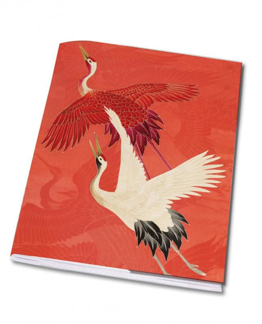 Bekking & Blitz Schrift A5: Woman haori with Red and White Cranes, Collection Rijksmuseum Amsterdam