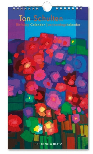 Bekking & Blitz Ton Schulten Bloemen Verjaardagskalender