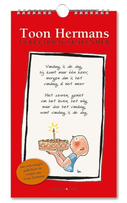Bekking & Blitz Toon Hermans Verjaardagskalender